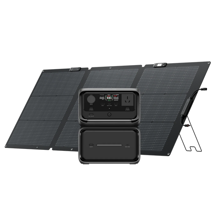 Ecoflow RIVER 3 Max Plus + Nextgen 160W Solar Panel EcoFlow