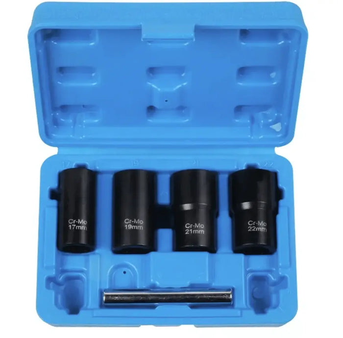 5PC 1/2" TWIST SOCKET BROKENSTUDS NUTS WHEEL LOCK NUT REMOVER17MM -22MM FairTools