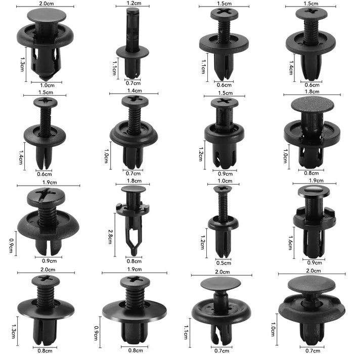 620pcs Car Push Retainer Clips FairTools