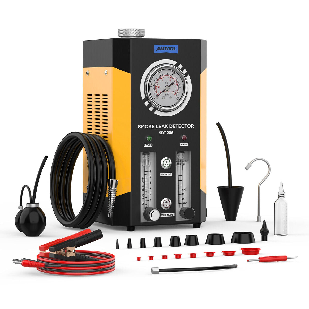 AUTOOL SDT206 Evap Smoke Machine Pipe Vacuum Diagnostic Smoke Leak Detector Test Autool