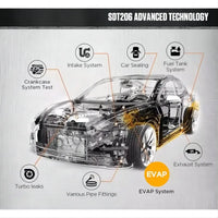 AUTOOL SDT206 Evap Smoke Machine Pipe Vacuum Diagnostic Smoke Leak Detector Test Autool