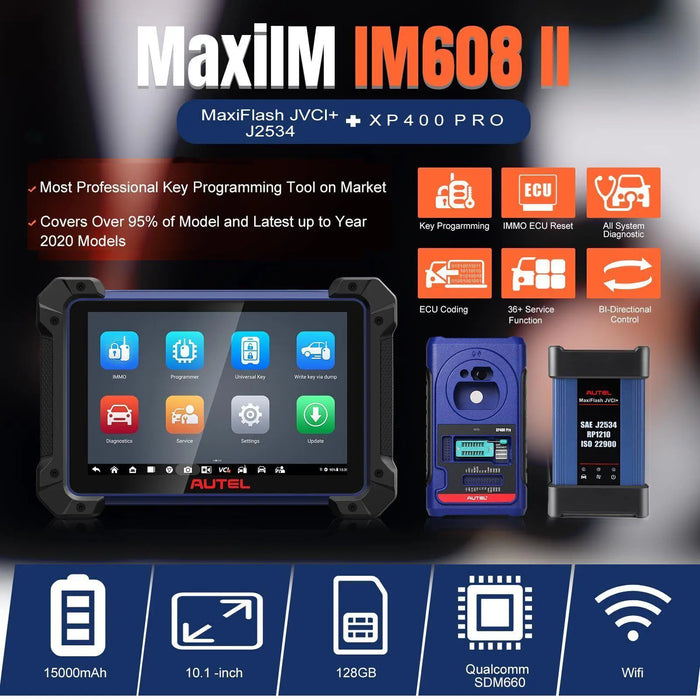 Autel MaxIM IM608 Ⅱ 2023 Key Programming Diagnostic Scanner - FairTools