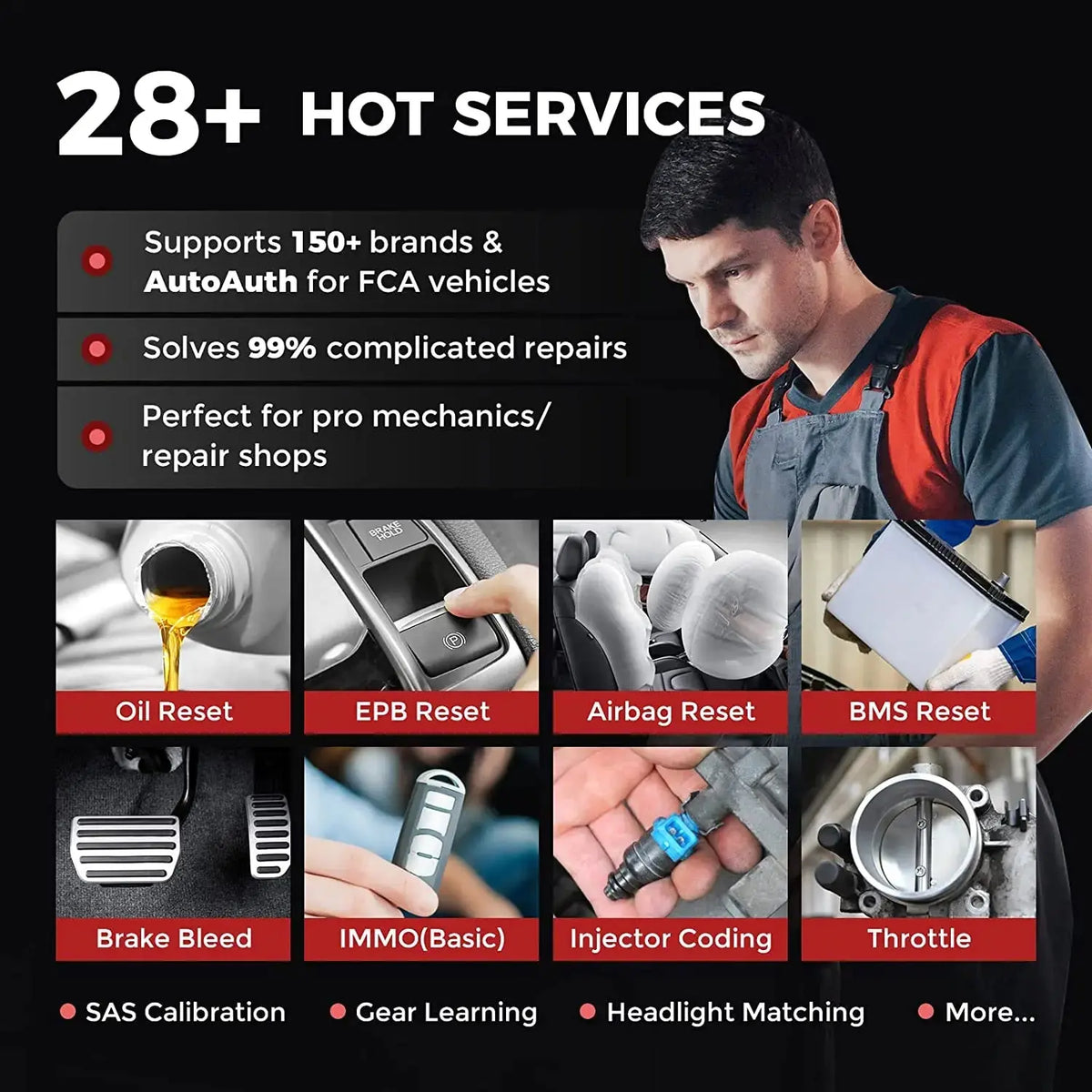 Autel MaxiCOM MK808S All System Diagnosis Bidirectional Tool Scanner - FairTools