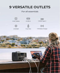 BLUETTI EB3A Portable Power Station | 600W | 268Wh - FairTools