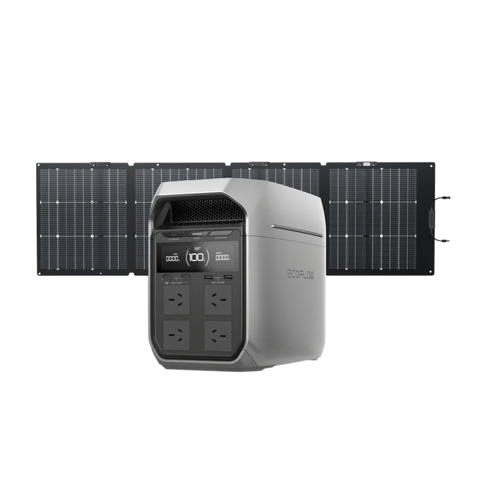 EcoFlow Delta 3 Plus + 220W Bi-Facial Solar Panel EcoFlow