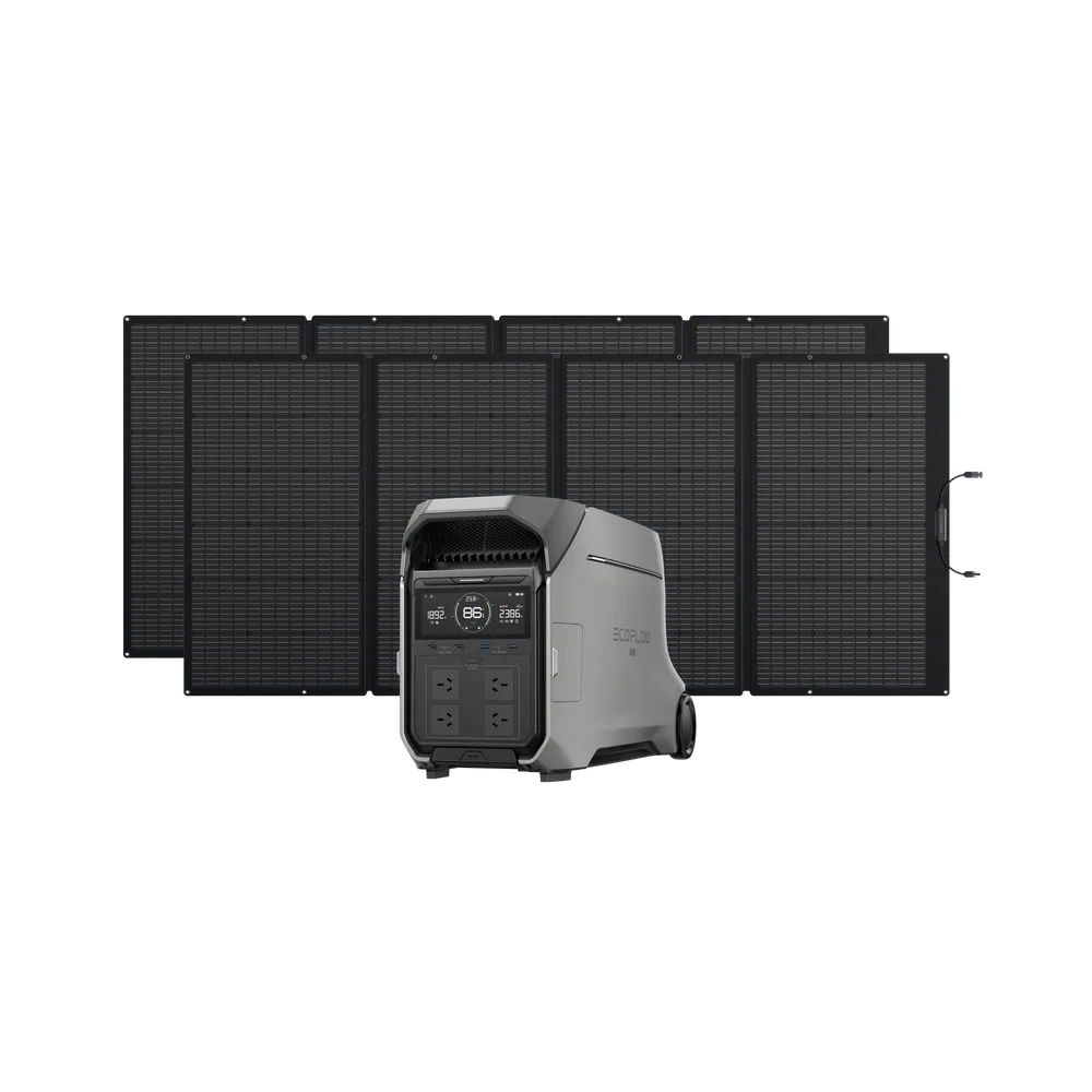 EcoFlow Delta Pro 3 + 2 x400w Solar PaneL EcoFlow