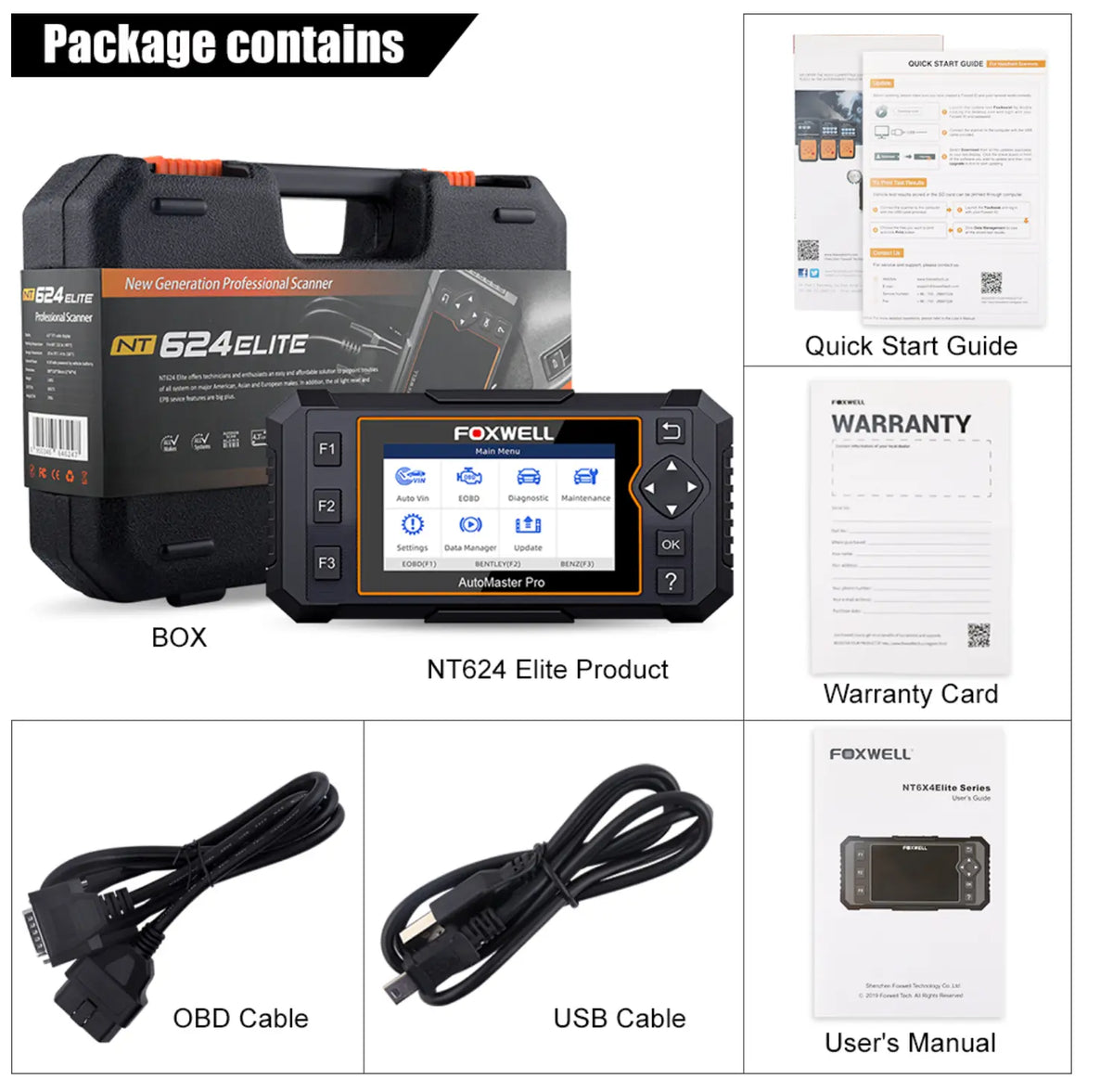 OBD2 EOBD Automotive Scanner