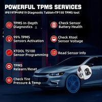 XTOOL IP819TP Car Diagnostic Scan tool, Key Coding, TPMS Tool FairTools