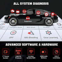 XTOOL IP819TP Car Diagnostic Scan tool, Key Coding, TPMS Tool FairTools