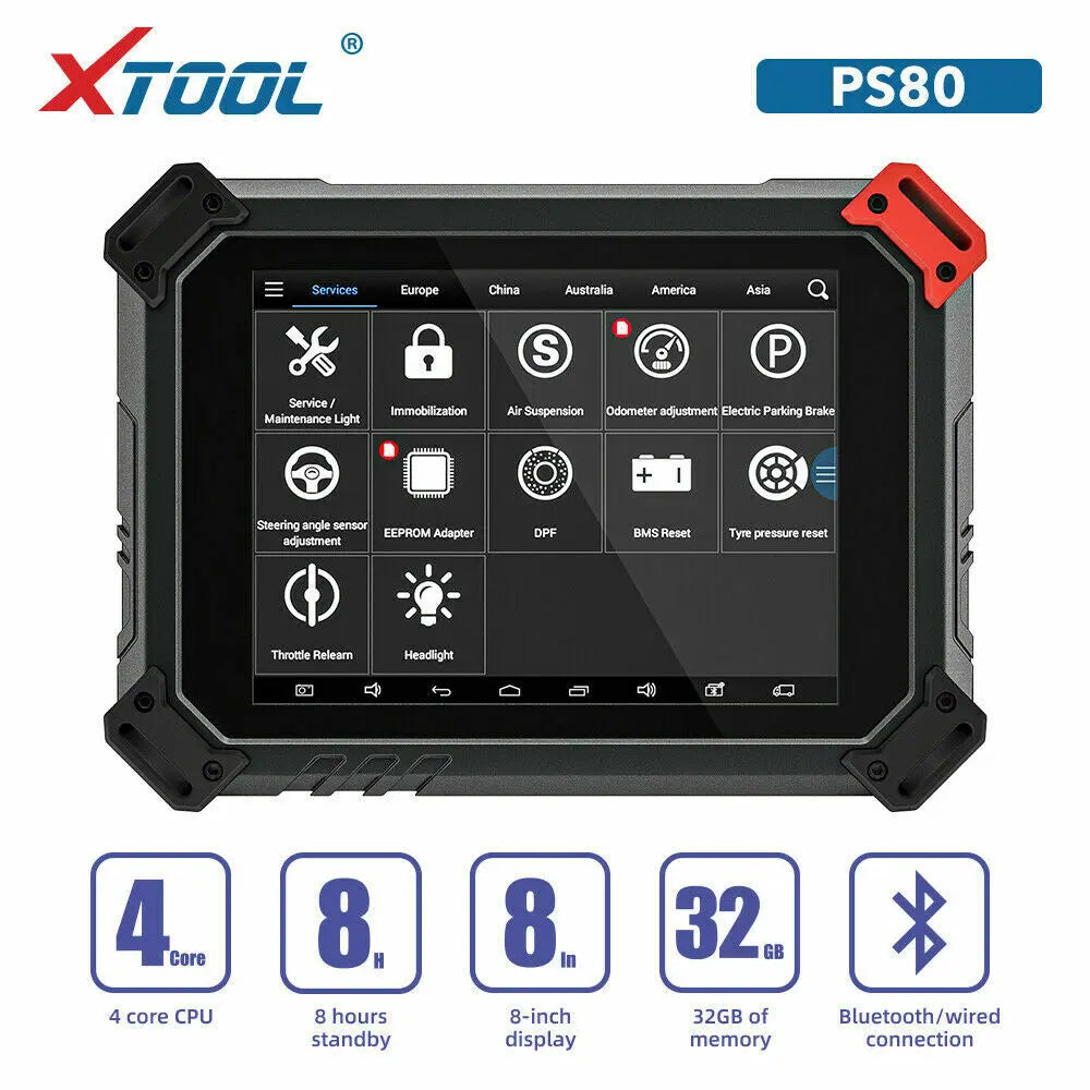 XTOOL PS80 Professional Full System Diagnostic Car Scanner Tool