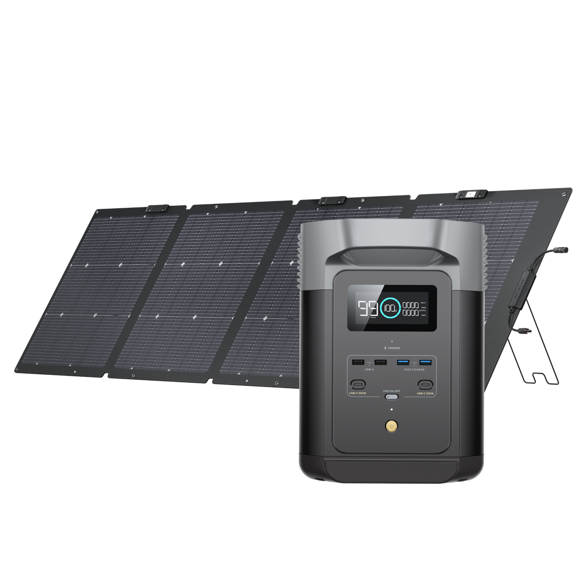 EcoFlow Delta 2 + Nextgen 220W Solar Panel EcoFlow