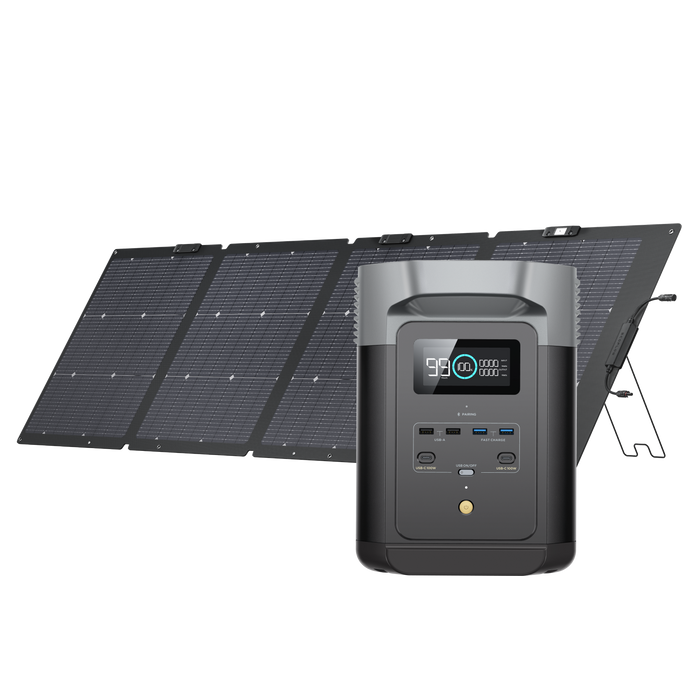 EcoFlow Delta 2 + Nextgen 220W Solar Panel EcoFlow