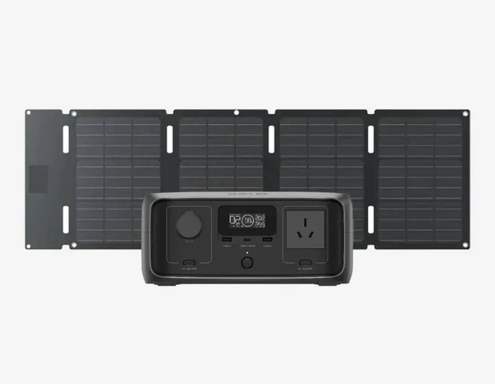 EcoFlow RIVER 3 UPS + 60W Solar Panel EcoFlow