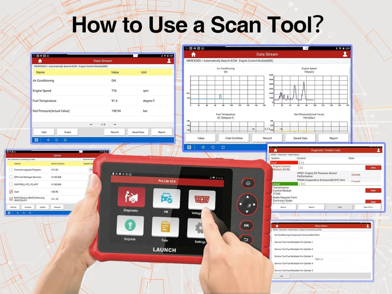 How to Use a Car Scan Tool Launch Pro lite V3.0