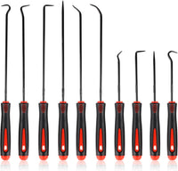 10pcs Pick & Hook Set Extra-Long & Mini Precision Oil Seal Pick Tool FairTools