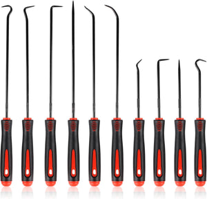 10pcs Pick & Hook Set Extra-Long & Mini Precision Oil Seal Pick Tool