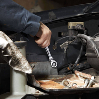 Milwaukee 15 Piece MaxBite Metric Flex Head Ratcheting Combination Spanner Set FairTools