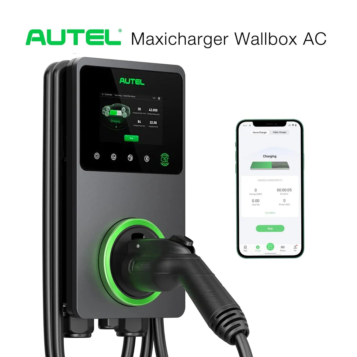 Autel MaxiCharger Wallbox Home Car Charger AC W7-C5 FairTools