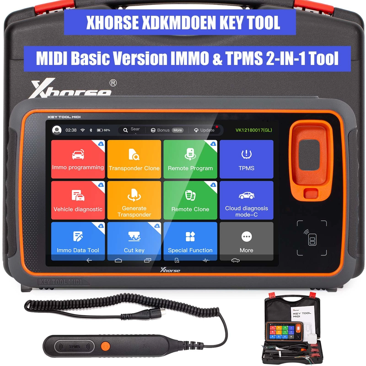 Xhorse Key Tool MIDI Basic Version 2-in-1 IMMO Programming and TPMS Function Xhorse