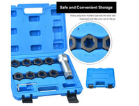 10pcs Axle Spindle Thread Repair Automotive Tool Kit Thread Set FairTools