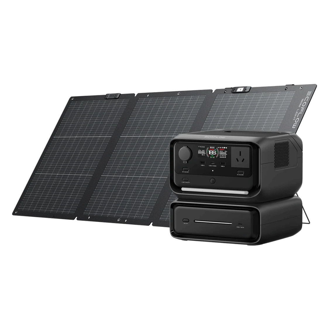 EcoFlow RIVER 3 Max+160W Lightweight Portable Solar Panel EcoFlow