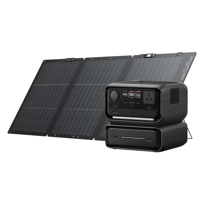 EcoFlow RIVER 3 Max+160W Lightweight Portable Solar Panel EcoFlow