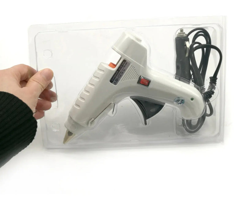12V 40W Hot Glue Gun for DIY Small Craft Projects and Home Repairs FairTools