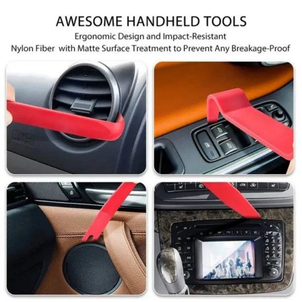 19Pcs Trim Removal Tool,Car Panel Door Audio Trim Removal Tool Kit FairTools