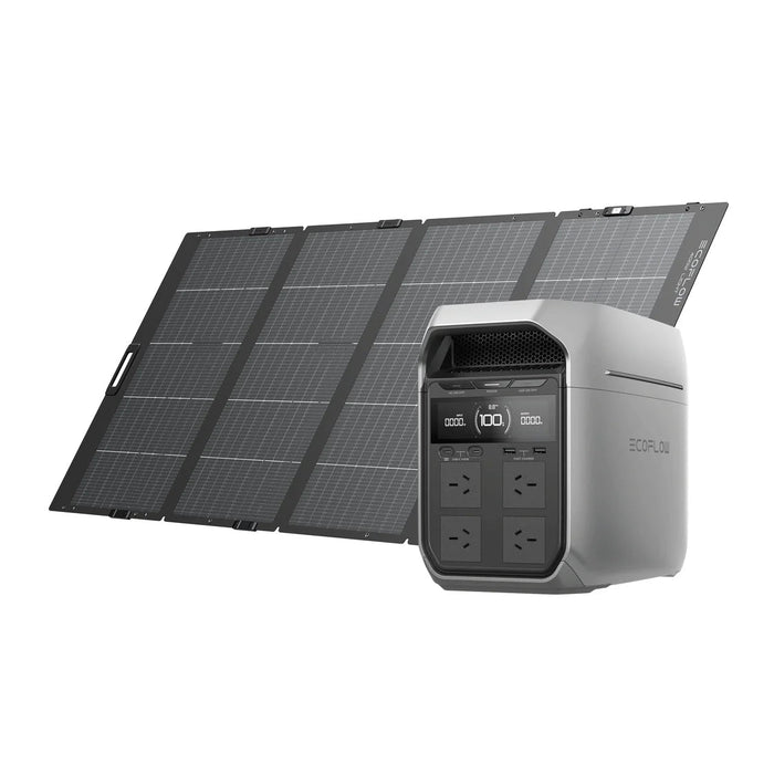 EcoFlow Delta 3 Plus + 400W Lightweight Solar Panel EcoFlow