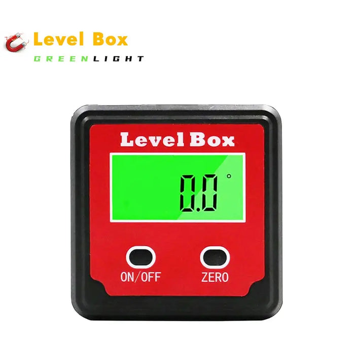 2-Key Digital Angle Finder, Horizontal Inclinometer Level Box Measuring device - FairTools