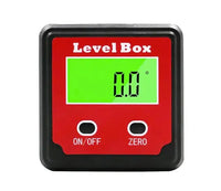 2-Key Digital Angle Finder, Horizontal Inclinometer Level Box Measuring device FairTools