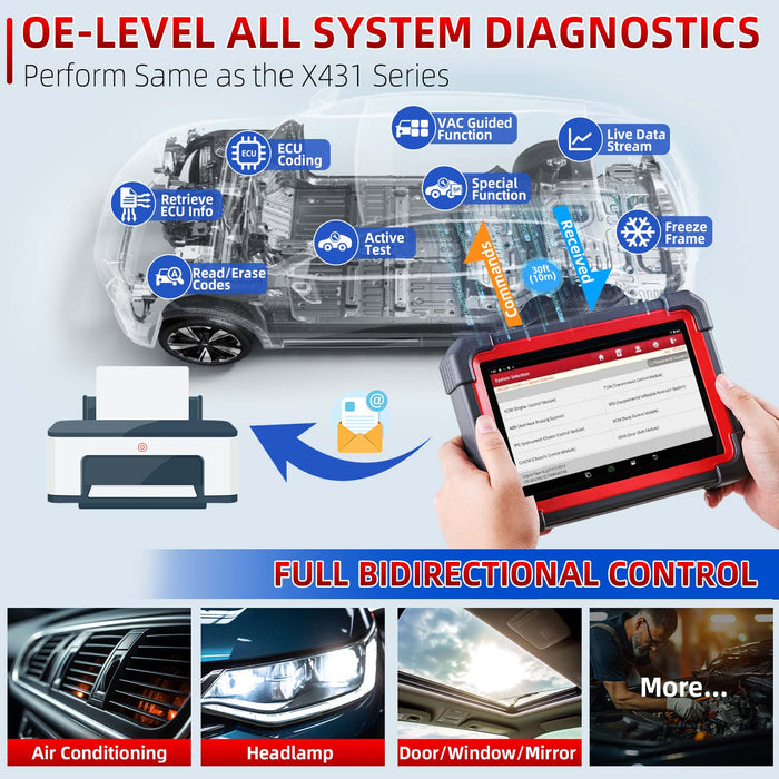 LAUNCH X431 CRP919E BT 7'' Bidirectional Diagnostic Scanner LAUNCH