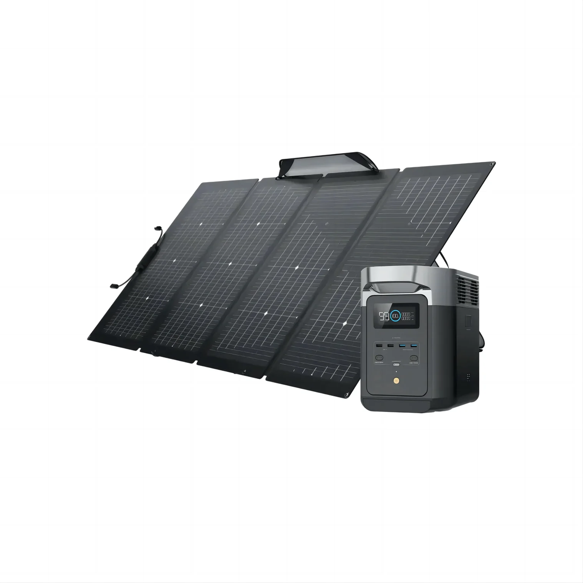 EcoFlow DELTA 2 MAX + 220W Bi-facial Solar Panel EcoFlow