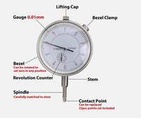 0-10mm Dial Indicator & Magnetic Base Precision Inspection Set FairTools