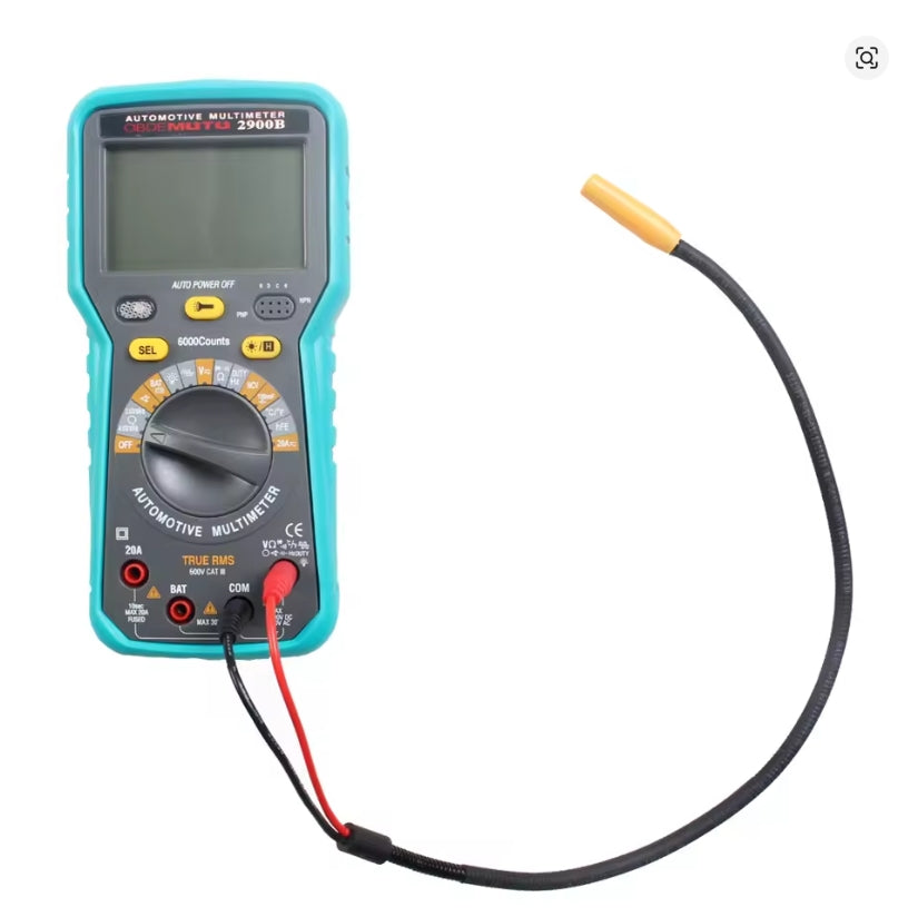 2900B Auto Multimeter | AC/DC Volt, Amp, Ohm, RPM, True RMS FairTools