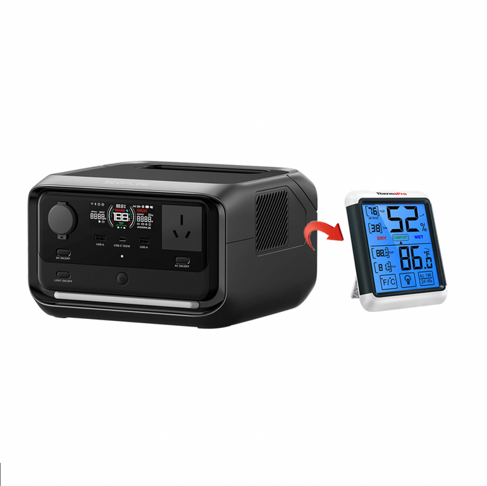 EcoFlow RIVER 3 Plus Portable Power Station -- Free Thermopro TP55 Thermometer EcoFlow