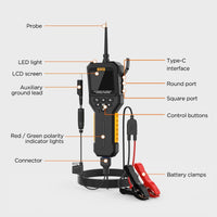 AUTOOL DM109 Automotive Circuit System Tester – Multimeter Oscilloscope 9-72V EV Hybrid Autool