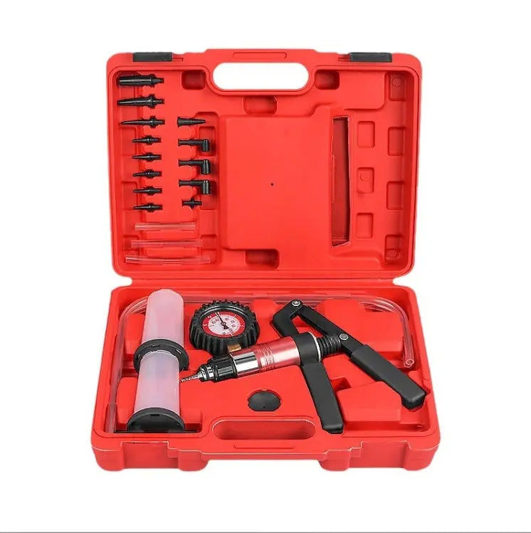 21pc Hand Held Vacuum Pump And Brake Bleeding Kit FairTools