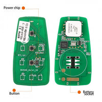 AUTEL IKEYAT003BL 3 Buttons Independent Universal Smart Key 5Pcs/set FairTools