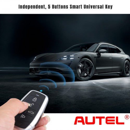 AUTEL IKEYAT005BL 5 Buttons Universal Smart Key(Remote Start/Trunk) 5Pcs/set Autel