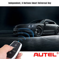 AUTEL IKEYAT005BL 5 Buttons Universal Smart Key(Remote Start/Trunk) 5Pcs/set Autel