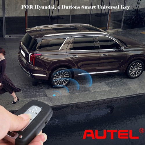 AUTEL IKEYHY004AL Hyundai 4 Buttons Universal Smart Key 5Pcs/Set Autel