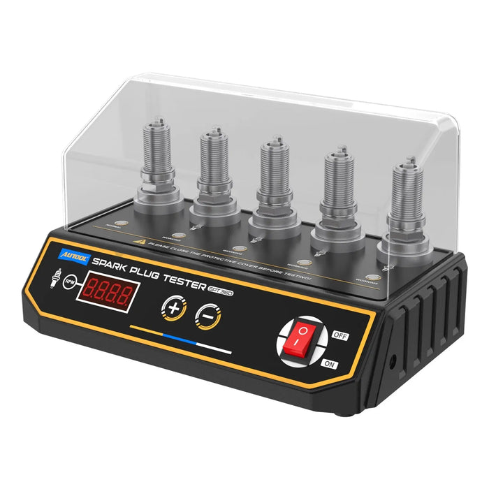 AUTOOL SPT360 Car Spark Plug Tester Ignition Testers Automotive Diagnostic Tool Five Hole Spark Plug Flashover Analyzer 110/220V Autool