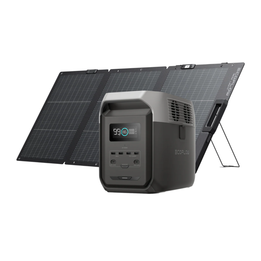 Delta 3 1500 + 160W Lightweight Solar Panel EcoFlow