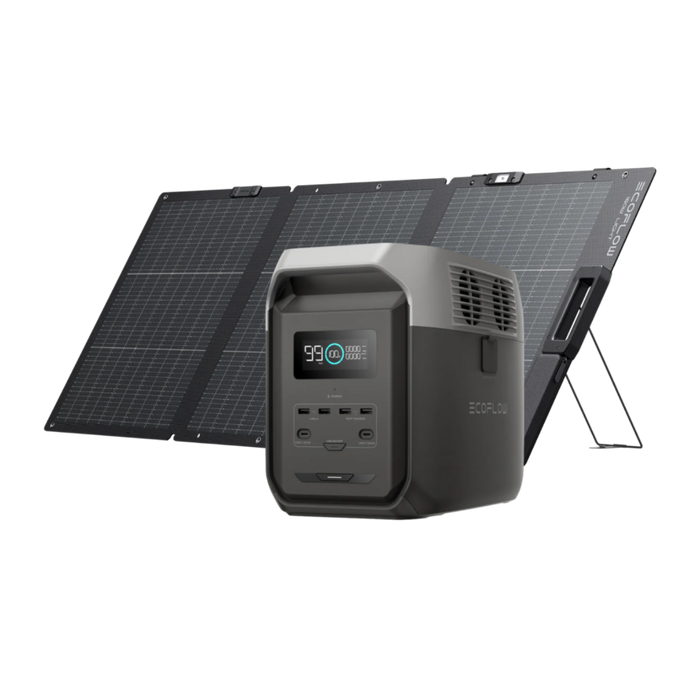 Delta 3 1500 + 160W Lightweight Solar Panel EcoFlow