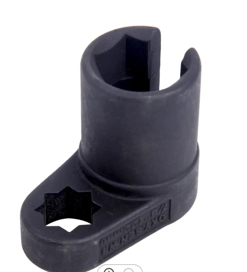 22mm 1/2 Oxygen Sensor Socket Wrench Offset Removal Flare Nut Socket Tool - FairTools 22mm 1/2 Oxygen Sensor Socket Wrench Offset Removal Flare Nut Socket Tool