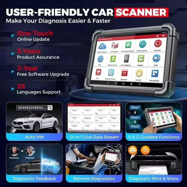 LAUNCH X431 PRO3 LINK SmartLink Truck & Passenger Diagnostic Scan tool Launch