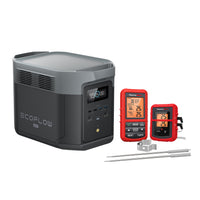 EcoFlow Delta 2 Max Portable Power Station | 2400W | 2048Wh --Free ThermoPro Included EcoFlow