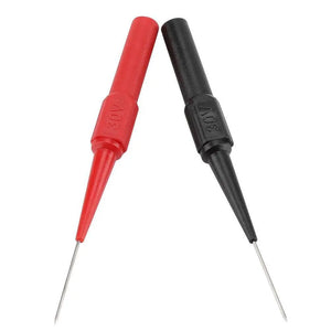 2Pcs Multimeter Testing Lead Extention Back Probes Sharp Needle Micro Pin Hot