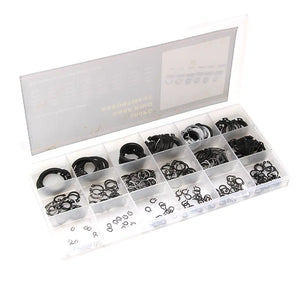 300Pcs Snap Ring Assortment External Retaining Ring Kit C-Type Circlips
